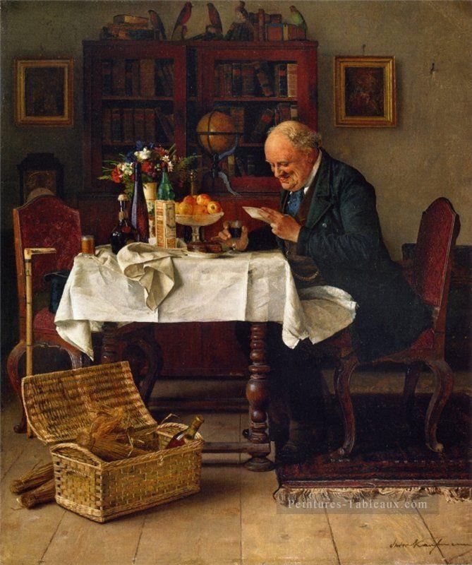 La lettre d’amour Isidore Kaufmann juif hongrois Peintures à l'huile